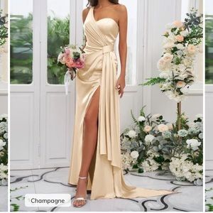 Brand new champagne formal dress